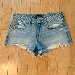 Abercrombie & Finch Low rise Denim Shorts
